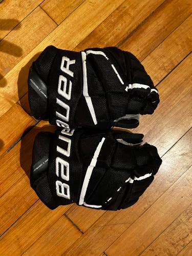 Bauer 12" Vapor 3X Pro Gloves - Black