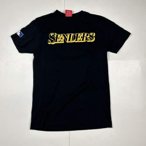 Full Send LA Lakers Flip Graphic T-Shirt NELK Podcast Black Gold Sz Small