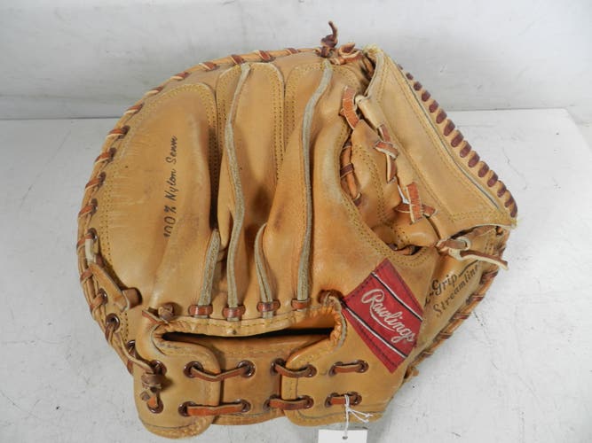RARE Baseball Glove Catchers Mitt RJ 230 Ed Bailey Pro Designs Size 33", RHT