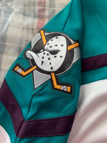 Anaheim Mighty Ducks NHL Jersey 25th Anniversary Retro Fanatics Jersey  Large - Worn