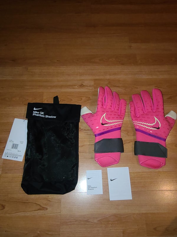  Nike GK Phantom Shadow CN6758-639 Pink-White Adult Soccer Goalkeeper  Gloves 8 : Sports & Outdoors