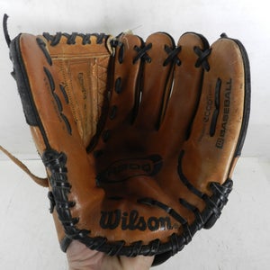 Wislon A900 Baseball Glove Size 11 3/4" Brown Genuine Leather, RHT