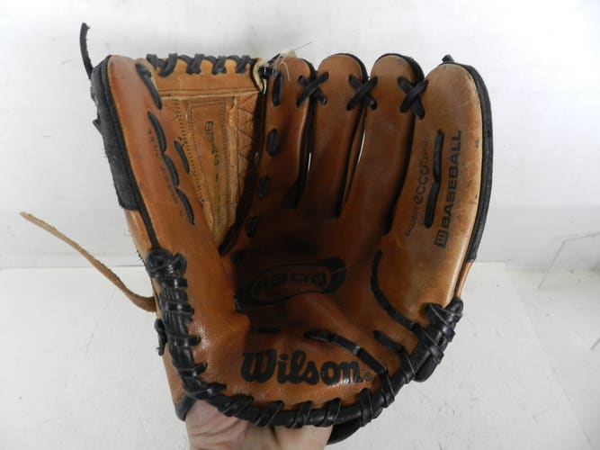 Wislon A900 Baseball Glove Size 11 3/4" Brown Genuine Leather, RHT