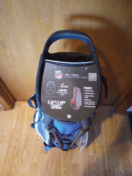 NEW Wilson Staff NFL Xtra Detroit Lions Stand Golf Bag