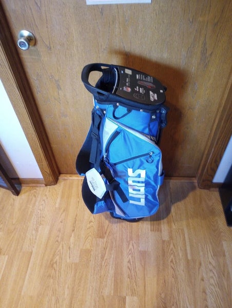 NEW Wilson Staff NFL Xtra Detroit Lions Stand Golf Bag