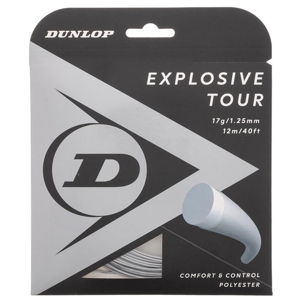 Dunlop Explosive Spin 17 G Tennis String Reel (Black) Auth Dealer