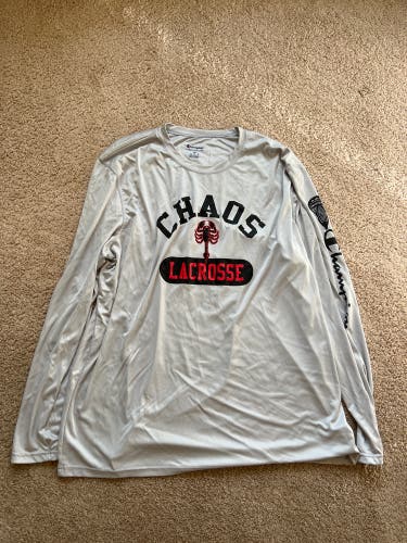 PLL Chaos Lacrosse Champion XXL Long Sleeve Shirt