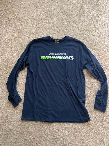 MLL Bayhawks Large Long Sleeve Shirt