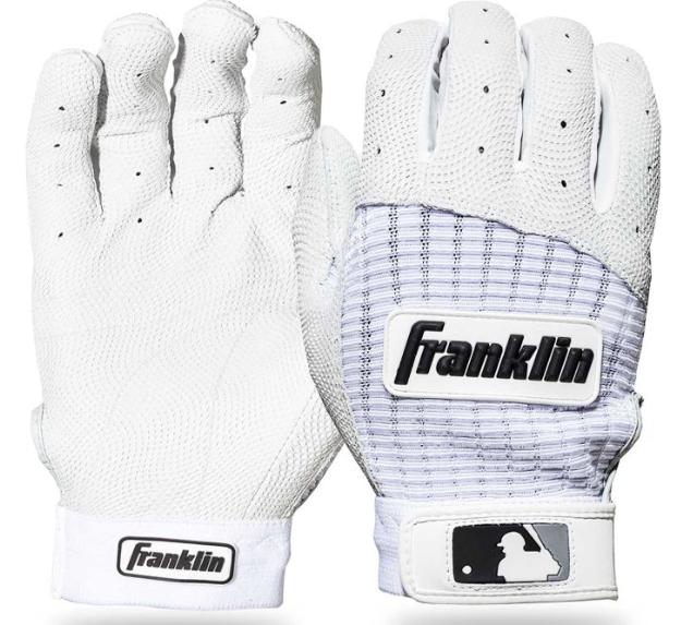 Franklin Sports Classic XT Batting Gloves, Pair - USA - Youth Large
