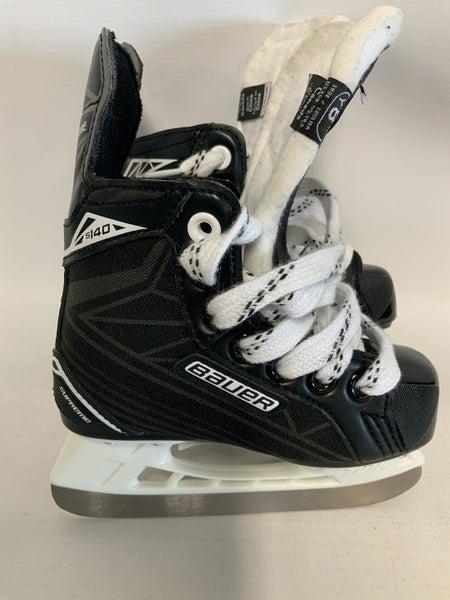 Used Bauer Supreme S140 Youth 08.0 Ice Hockey Skates