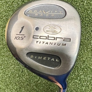 Cobra Gravity Back Titanium 10.5* Driver / Regular Graphite NEW GRIP / sa8187