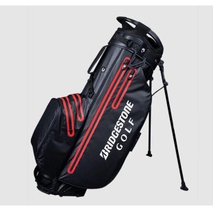 Bridgestone Golf Waterproof Stand Bag - 4-WAY - BLACK