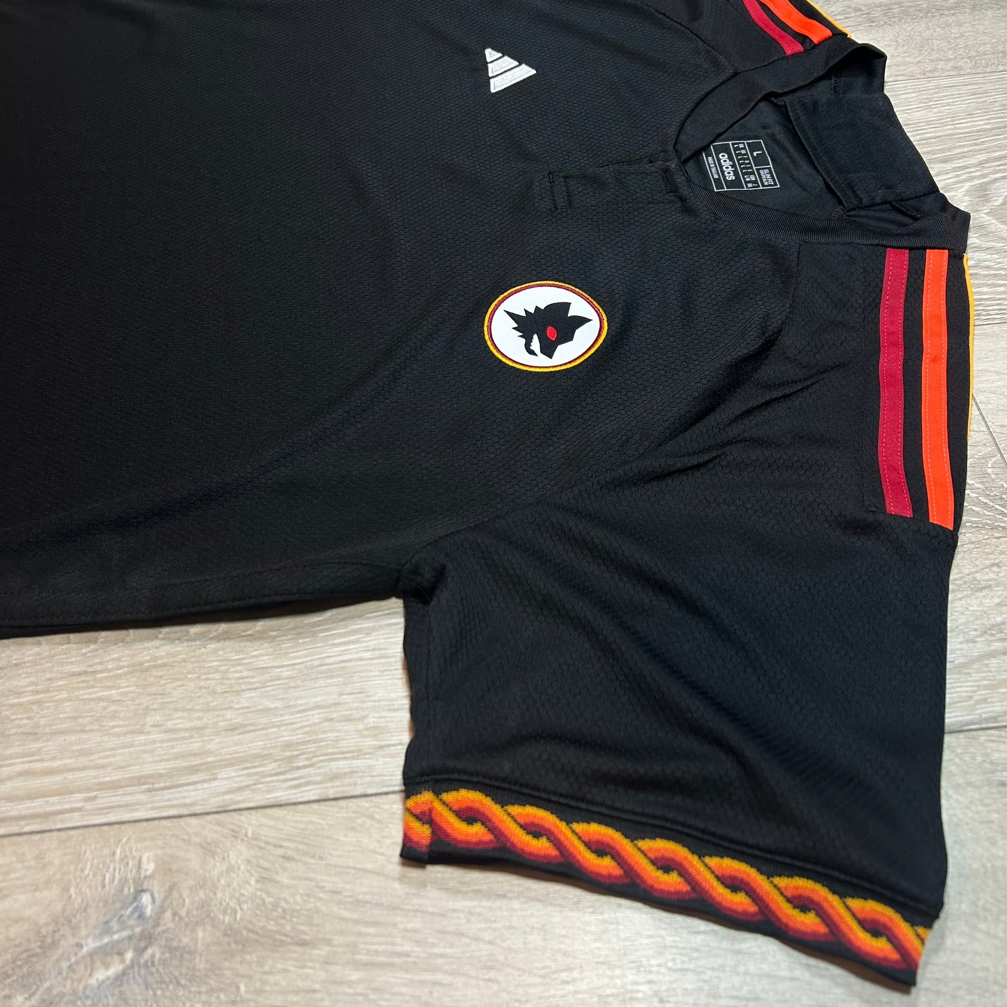 Adidas Men's Roma Third Jersey 23/24 Black / 3XL