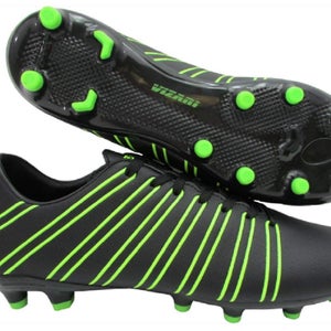 Vizari Mens Madero FG Soccer Shoe, Adult, Black/Green, 10 M US