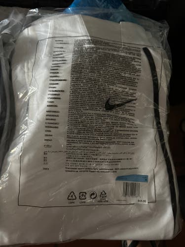 Brand New Nike Vapor Piped Pants - White with Black - AM