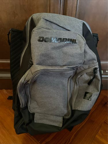Demarini backpack baseball softball Voodoo OG black gray 12.25”x 12”x 19”