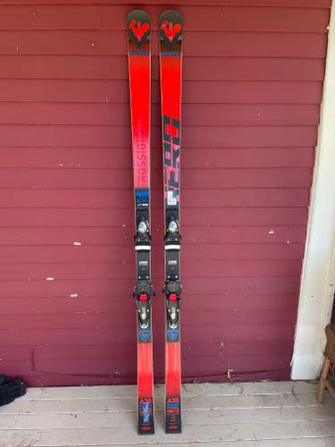 Used Women's 2022 Rossignol 188 cm Racing Hero FIS GS Pro Skis Without Bindings Max Din 18