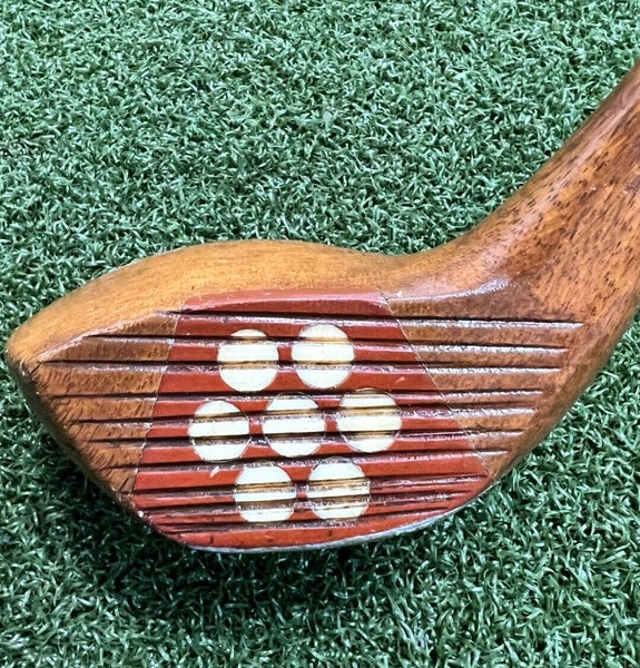Vintage Master Spoon 3 Wood Patented / All Original w Leather Wrap Grip / sa6526