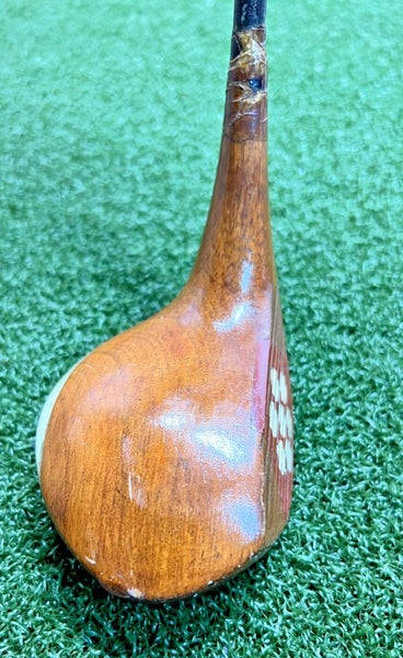 Vintage Master Spoon 3 Wood Patented / All Original w Leather Wrap Grip / sa6526