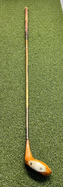 Vintage Master Spoon 3 Wood Patented / All Original w Leather Wrap Grip / sa6526