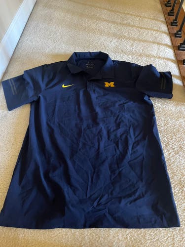 Michigan Team Issued Nike Polo