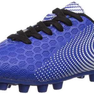 Vizari Unisex Steath FG Soccer Shoe, Kids, Blue/White, 13.5C