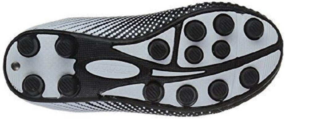 Vizari Unisex Stealth Firm Ground Soccer Shoe, Kids, Black/White, 1Y