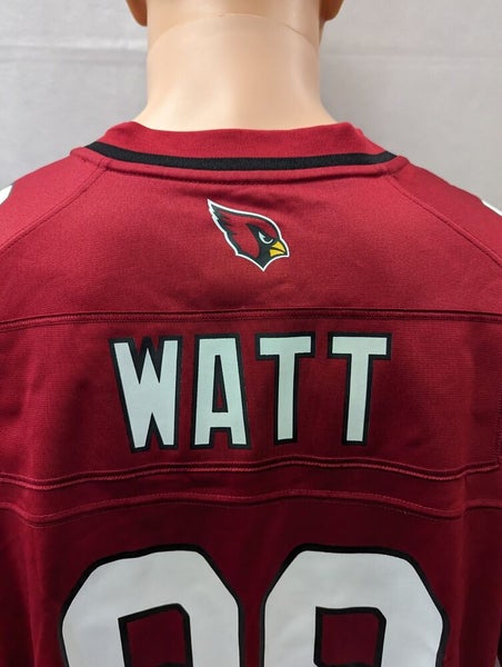 J.J. Watt Men's Arizona Cardinals Baseball Button-Up Jersey - Red