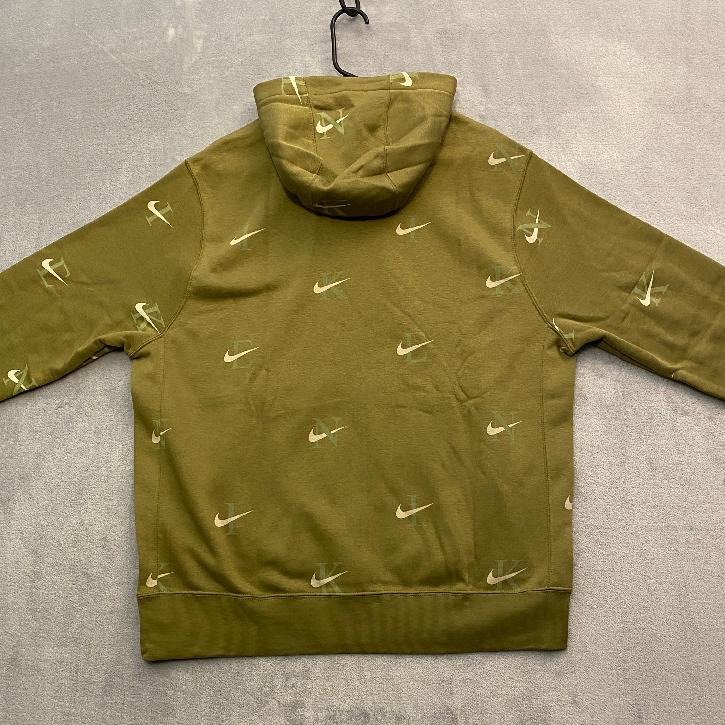 ▼NIKE SPORTSWEAR AOP SCOPE JKT Nike Sportswear Club Fleece AOP Swoosh Logo Print Hoodie
