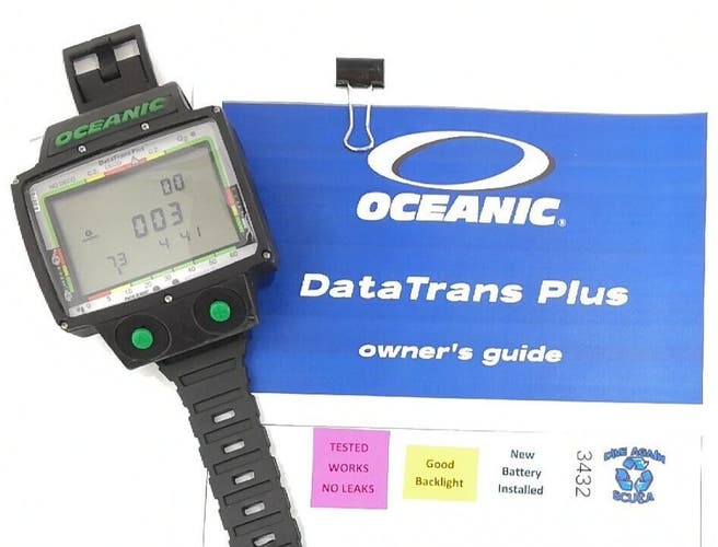 Oceanic DataTrans Plus Wireless Nitrox Scuba Dive Computer Data Trans Hoseless