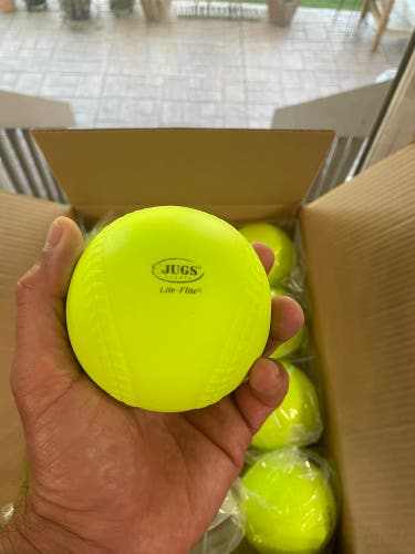 Lite-Flite Softball Gameball Yellow