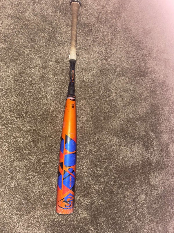 Louisville Baseball Bat, Mets Blue and Orange Snakeskin