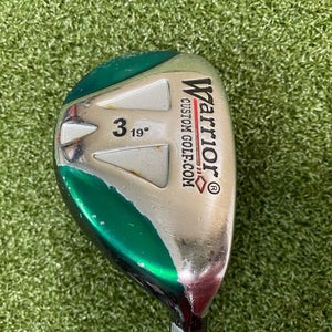 Warrior Custom Golf 3 Hybrid 19* / RH / Regular Graphite ~40.5" / jl1299