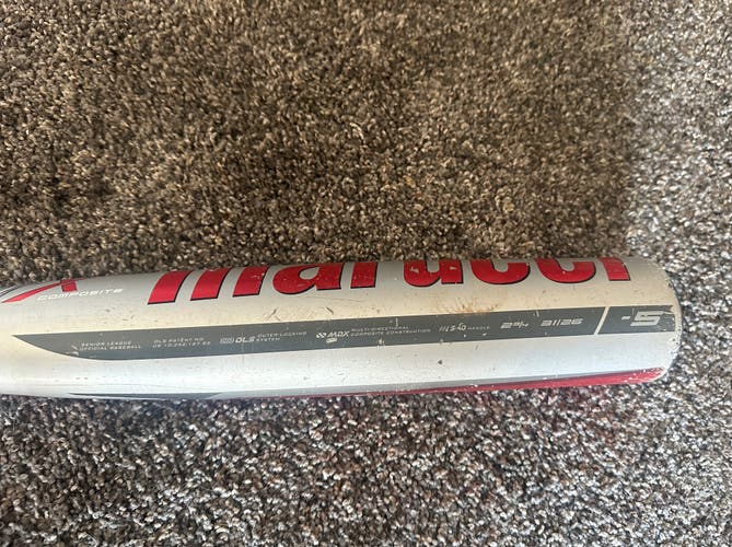 Used USSSA Certified Composite (-5) 26 oz 31" CAT X Bat