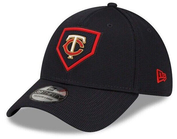 New Era Men's Minnesota Twins 39Thirty Navy Stretch Fit Hat