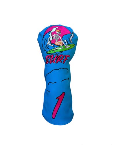 Surfs up golf driver headcover