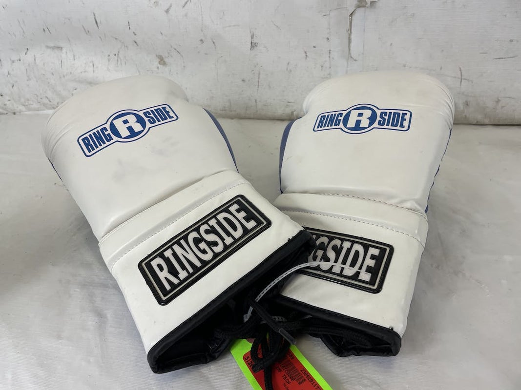 Ringside Legacy Series Lace Boxing Glove and Presentation Case | White 16 oz