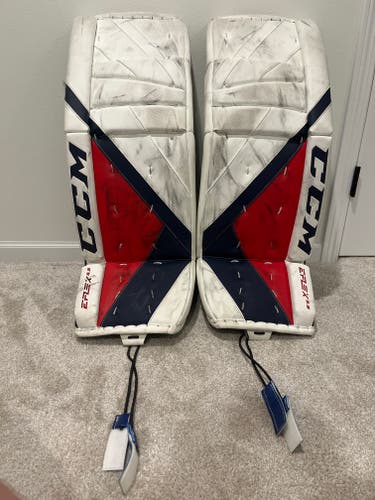Used 33"+1 CCM Eflex 5.9 Goalie Leg Pads
