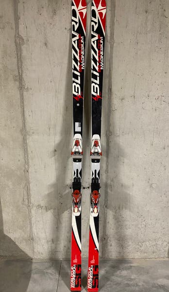 Blizzard SG World Cup Magnesium Skis With Bindings 201cm