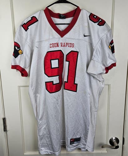 Coon Rapids Cardinals Jersey Minnesota High School Football Nike Size: XL