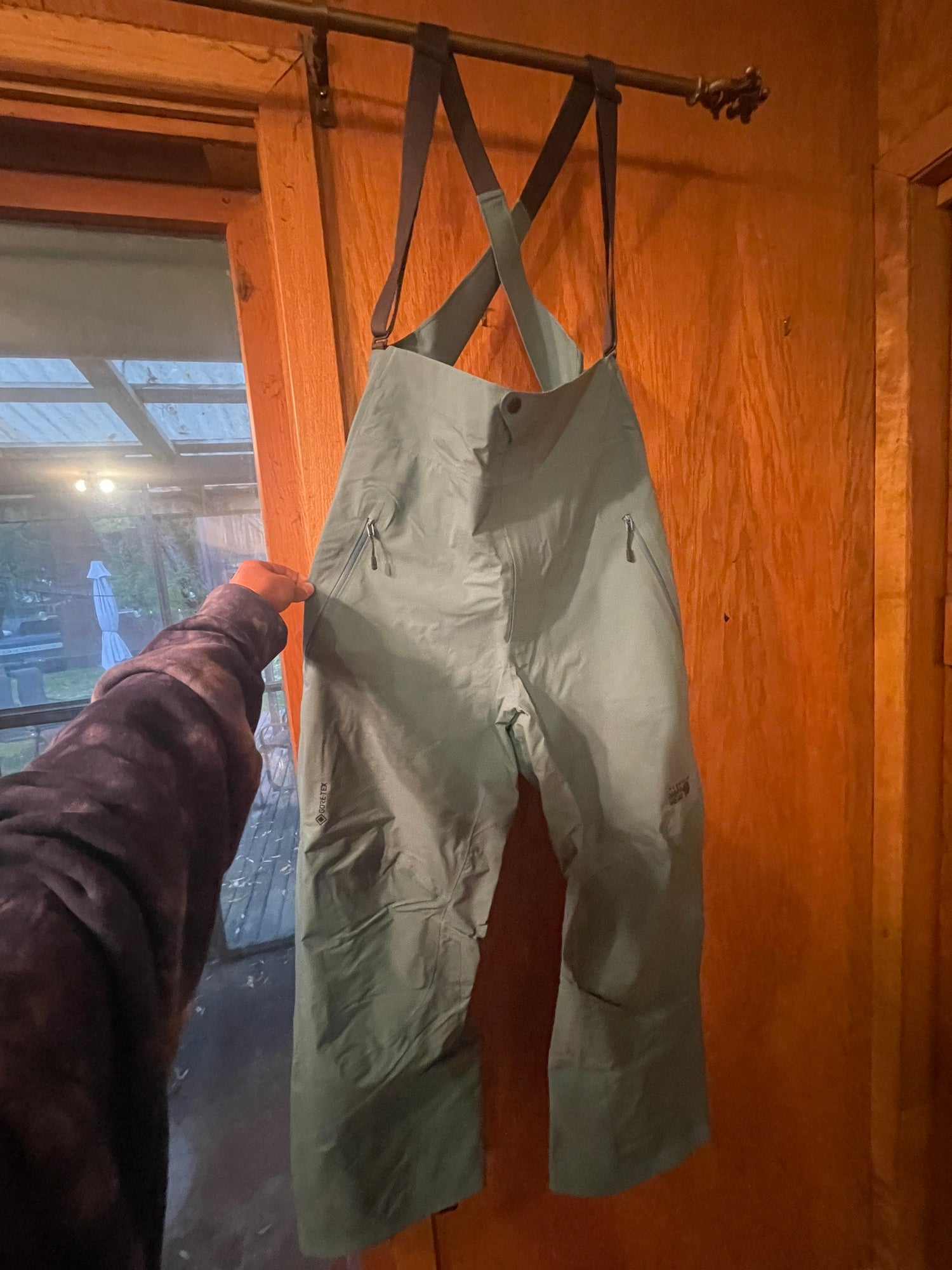 high exposure gore tex c knit bib pants