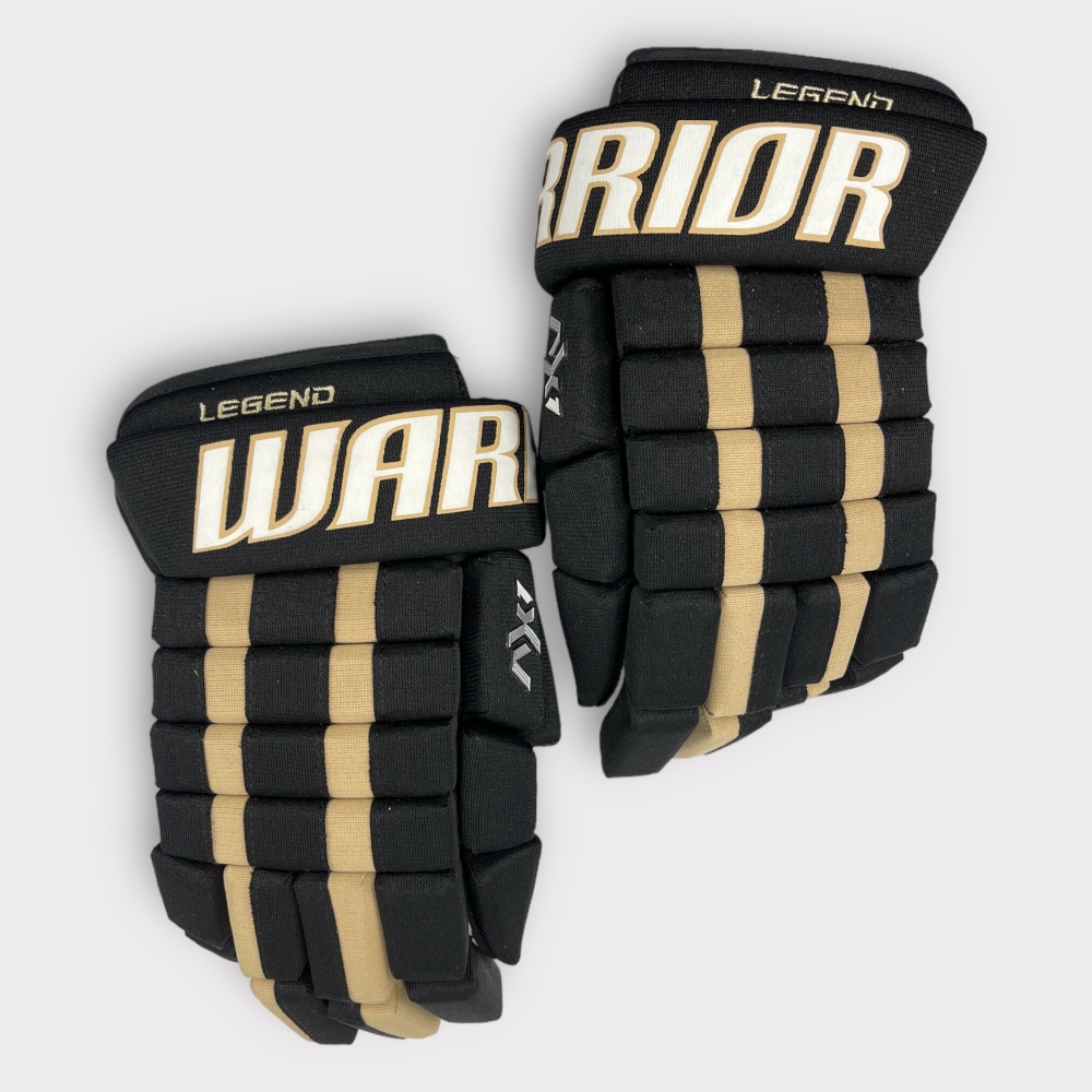 Pro Stock New 13” Warrior AX1 Pro Pittsburgh Penguins Hockey Gloves Letang