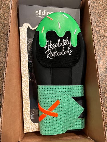 Absolutely ridiculous sour apple sliding mitt
