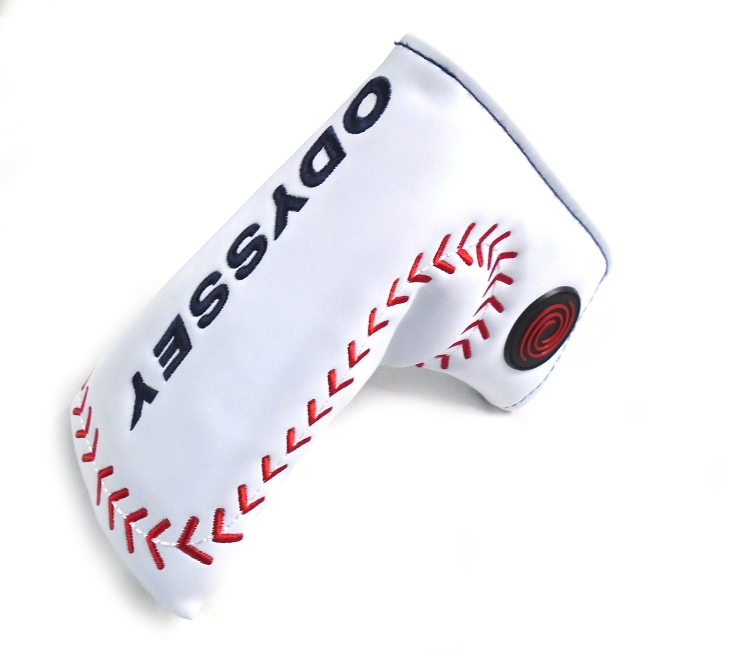 NEW Odyssey Limited Edition Baseball White/Red/Black Blade Putter Headcover