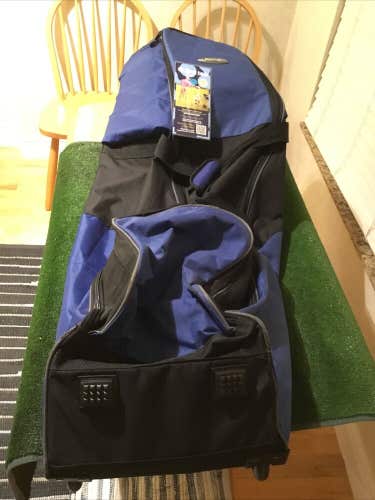 Bag Boy Travel Golf Bag With Wheels (Blue & Black)