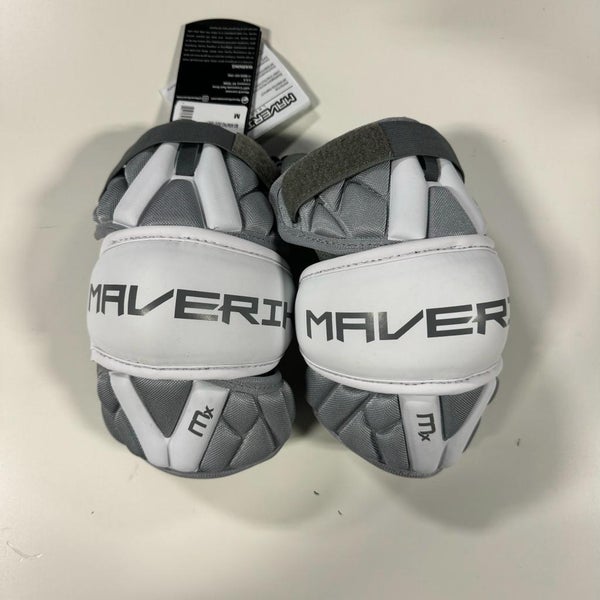 NWT Maverik MX Arm Pads 2025 White/Grey Medium