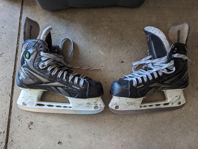Senior Used Reebok 14K Hockey Skates Regular Width Size 7.5