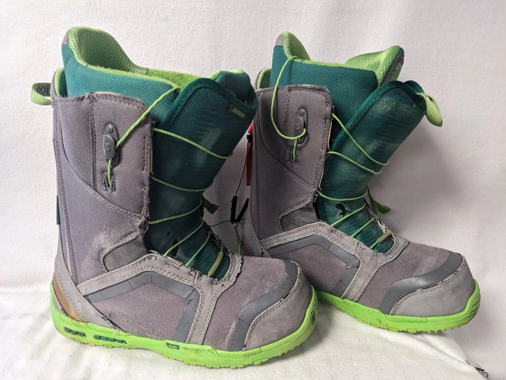 Burton Ambush Snowboard Boots Size 10.5 Color Gray Condition Used