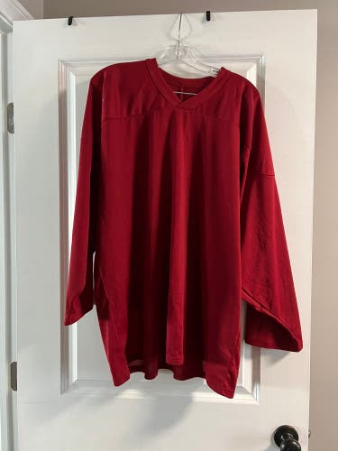 Red New Large CCM Jersey