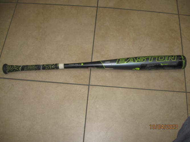Used BBCOR Certified 2019 Easton Alloy Fuze Bat (-3) 30 oz 33"